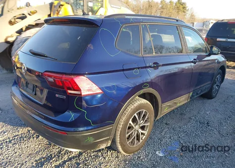 2021 Volkswagen Tiguan 2.0T S from USA, damaged, VIN 3VV0B7AXXMM101596